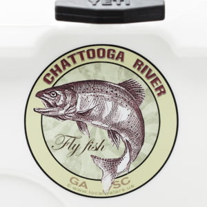 Chattooga River decal Fly Fishing Sticker Georgia