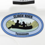 Clinch River Canoe sticker Tennessee Decal
