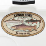 Clinch River Grand Slam trout fishing sticker Tennessee decal