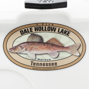 Dale Hollow Lake Walleye sticker Tennessee Decal fishing