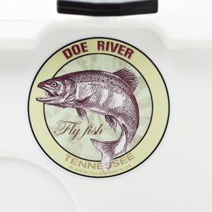 Localwaters Doe River Fly Fishing Sticker Tennessee Decal - Localwaters