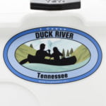 Duck River Canoe sticker Tennessee Decal Paddle