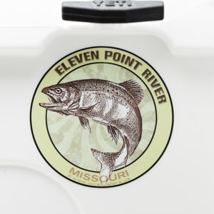 Eleven Point River Fishing Sticker Decal Missouri